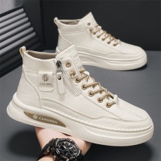 批发2024秋冬新款 高帮板鞋休闲小白鞋男鞋货号