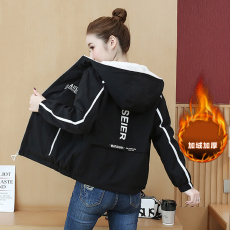 批发加绒25冬保暖女宽松流行bf气质棒球服<b class='q'>夹克</b> 百搭学生短外套潮
