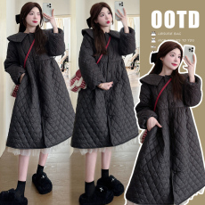 批发实拍 孕妇装冬季新款棉服<b class='q'>韩版</b>宽松遮肚显瘦棉袄