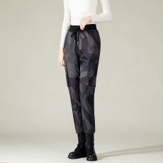 批发羽绒裤男女同款冬季外穿时尚修身加厚保暖鸭绒潮牌百搭纯色休闲裤