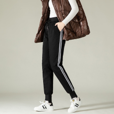 批发羽绒裤男女同款冬季外穿时尚修身加厚保暖鸭绒潮牌百搭纯色休闲裤