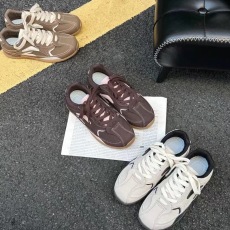 批发2024复古小白鞋女休闲<b class='q'>运动鞋</b>软底平底鞋厚底板鞋经典德训鞋单鞋