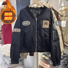 批发美式棒球服棉服外套女欧货2026秋冬季韩版飞行员<b class='q'>夹克</b>小个子棉衣
