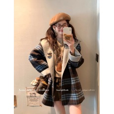 批发Acaine9/19 20:00 前四小时9折款海德公园 连帽双面毛呢大衣