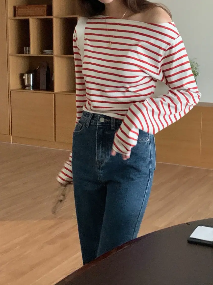 여성용 스타일리시 블라우스 티셔츠 상세 이미지 29