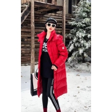 批发年货特价福利潮牌新款白鹅绒长款情侣款蒙家羽绒服