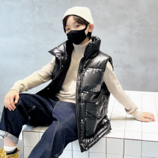 批发儿童休闲马甲2024新款韩版中大童坎肩免洗外套洋气外穿保暖马夹潮