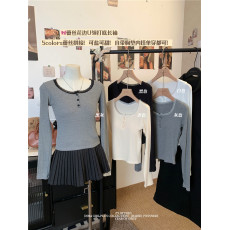 批发实拍实价~秋冬新款蕾丝花边磨毛保暖上衣带胸垫修身打底衣