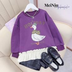 批发女童卫衣春秋装2026新款洋气<b class='q'>儿童</b>韩版长袖上衣小女孩网纱<b class='q'>衣服</b>