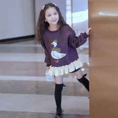 批发女童卫衣春秋装2026新款洋气<b class='q'>儿童</b>韩版长袖上衣小女孩网纱<b class='q'>衣服</b>