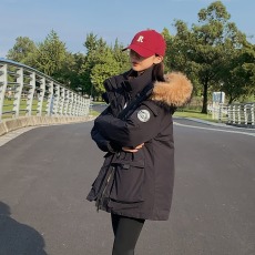 实拍高级感大毛领棉服女羽绒服2026冬季新款宽松工装棉衣外套bf潮