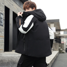 批发新款潮牌男女情侣款羽绒服男士鸭绒帅气加厚防寒保暖冬季宽松外套