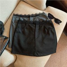 批发实拍实价 秋冬复古高腰<b class='q'>蕾丝</b>半身裙