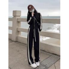 批发学院风运动套装女春秋2026新款时尚年轻<b class='q'>休闲</b>卫衣裤子<b class='q'>运动服</b>两件套
