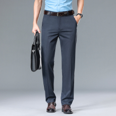 批发高品质男士春<b class='q'>秋</b>四面弹抗皱柔软舒适商务休闲西裤男弹力西装长裤