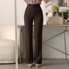 批发尺寸已更新 韩国chic秋冬款<b class='q'>职业</b>轻熟风百搭弹力微喇叭休闲西装裤