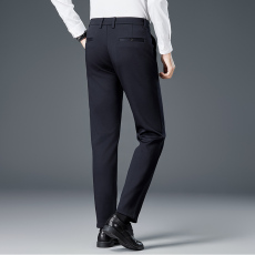 批发高品质绵羊毛秋冬保暖四面弹抗皱柔软舒适<b class='q'>商务</b>休闲男弹力西装长裤