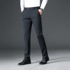 批发高品质秋冬四面弹抗皱柔软舒适<b class='q'>商务</b>休闲西裤男弹力西装长裤