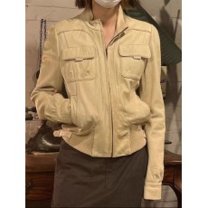 批发欧洲站vintage设计感小香风独特工装美式复古夹克上衣2025年外套