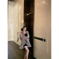 批发实拍实价古早日系京都大小姐毛毛<b class='q'>披肩</b><b class='q'>蕾丝</b>背心套装