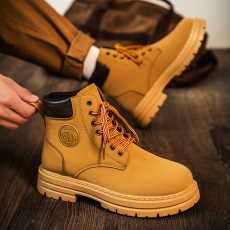 批发2024<b class='q'>秋</b>冬季马丁男鞋大黄靴货号