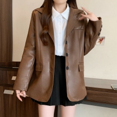 批发实拍2026早春大码女装时尚英伦风小西服高级感<b class='q'>西装</b>外套