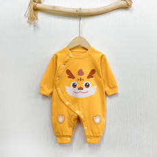 批发婴儿连体衣秋季纯棉长袖长裤新生宝宝哈衣婴儿衣服全棉婴儿服秋装