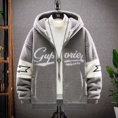 批发实拍 正羊羔绒夹棉 羊羔绒外套男秋冬季潮保暖棉袄美式加厚情侣装