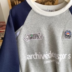 批发长袖无帽套头卫衣女秋季慵懒宽松显瘦学院<b class='q'>风</b>撞色上衣潮