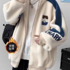 批发休闲学院<b class='q'>风</b>连帽卫衣女开衫春秋季洋气减龄<b class='q'>韩</b>版宽松撞色棒球服