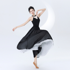 批发古典舞演出服女飘逸金晨同款卜卦<b class='q'>舞蹈服装</b>现代舞开场舞艺考大摆裙