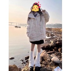 批发特价<b class='q'>清</b> <b class='q'>库存</b>1千 好质量菱格压皱棉衣冬季宽松立领棉服棉袄外套