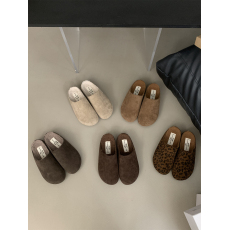 批发加绒保暖厚底勃肯鞋女秋<b class='q'>冬</b>新款复古丑萌百搭棉鞋包头半拖鞋