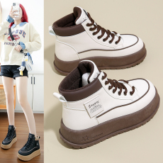 批发ins潮马丁靴女2024秋季新款英伦<b class='q'>休闲</b>鞋厚底增高学生机车靴