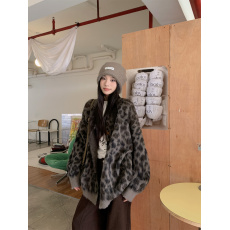 批发实拍实价~豹纹慵懒设计感宽松气质百搭加厚豹纹毛衣女