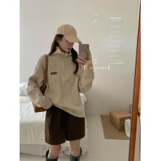 批发半拉链针织打底秋冬款<b class='q'>浙江</b>嘉兴<b class='q'>桐乡</b>毛衣高端濮院羊毛衫女慵懒加厚