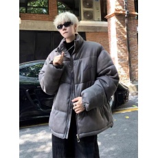 批发网图 港风麂皮绒棉衣男女情侣款刺绣棉服棉袄加厚保暖韩版时尚潮