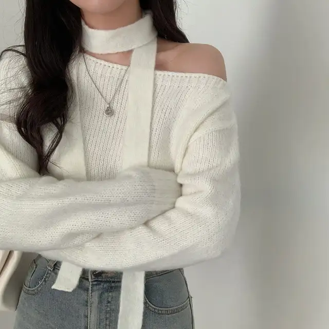 한국 스타일 루즈핏 니트 셔츠 상세 이미지 42
