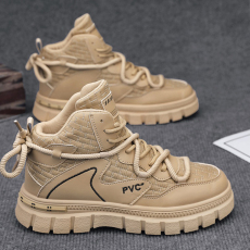 批发高帮马丁靴英伦风工装机车鞋百搭<b class='q'>休闲</b>鞋潮鞋货号