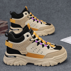 批发冬季新款高帮马丁靴<b class='q'>英伦</b>风工装机车鞋男鞋货号