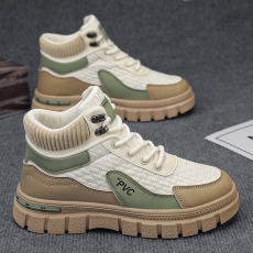 批发冬季新款高帮马丁靴<b class='q'>英伦</b>风工装机车鞋男鞋货号