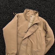 批发卡其色加厚立领棉衣男冬季<b class='q'>日系</b><b class='q'>复古</b>cleanfit宽松休闲保暖棉服外套