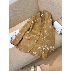 批发大品牌折扣外贸<b class='q'>原</b><b class='q'>单</b>女装撤专柜宽松小众高级感刺绣西服外套衣春秋