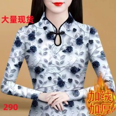 批发2025<b class='q'>秋</b>冬新款洋气德绒蕾丝打底高领修身大码长袖小衫时尚上衣