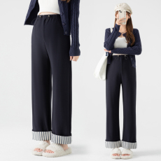 批发实拍 加厚加绒高品质 阔腿通勤休闲孕妇裤