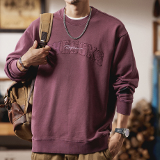 批发重磅380洗水款复古卫衣