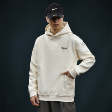 批发实拍潮牌连帽卫衣男2024秋冬新款重磅百搭拼接宽松痞帅休闲帽衫