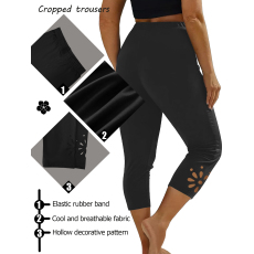 批发<b class='q'>欧美</b>外贸跨境独立站1688速卖通外单紧身修身女镂空<b class='q'>打底裤</b>