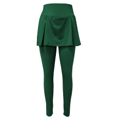 批发<b class='q'>欧美</b>外贸跨境独立站1688速卖通外单假两件运动高腰跑步瑜伽裙裤