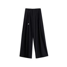 批发镰刃 jezdec」原创阔腿宽松腰饰小众弧形剪裁弯刀休闲西裤